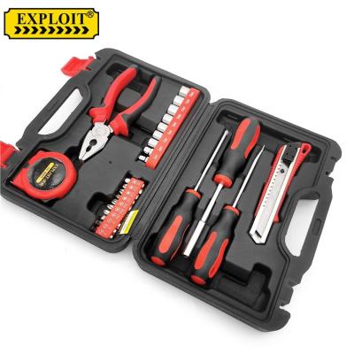 China Durable Portable DIY Tool Kit China Carbon Steel Household Repair Boxes 25 PCS Screwdriver Bit Tools Kits Set For Sale for sale