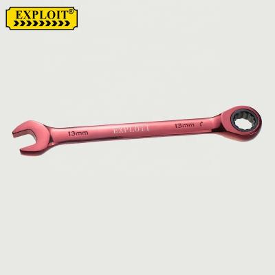 China Wholesale Universal Multi Functional 13mm Ring Ratchet Socket Wrench Spanner Chrome Vanadium Combination Wrench Spanner DIY Tool for sale