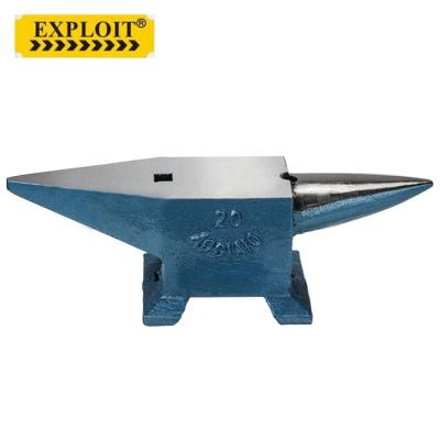 China Professional Adjustable Forged Anvil Cast Carbon Steel Cast Steel Anvil Cast 20kg Blacksmith Tools Steel Hard Anvil For Sale for sale