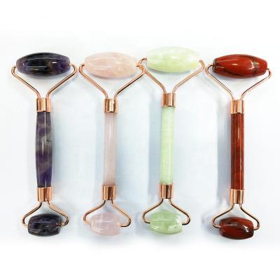 China Body Hand Massager Tool For Slim Face Massage Stick Facial Therapy Treated Beauty Bar Gemstone Crystal Gift for sale