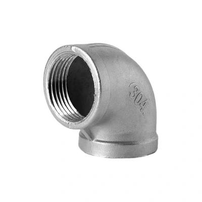 China Stainless Steel Inox Elbow Thread Bsp NPT Pn1.6MPa Nominal Pressure Pn1.6MPa for sale