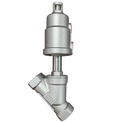 China Water Industrial Usage Thread Angle Seat Valve with End Connection NPT/BSPT/BSPP for sale