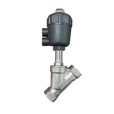 China Stainless Steel Pneumatic Angle-Seat Valve with Normal Temperature Applications for sale