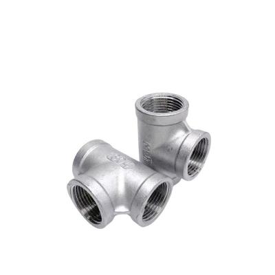 China Equal DN8-DN100 Stainless Steel Tee for Pipe Fittings and Connections for sale