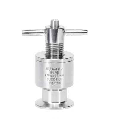 China Stainless Steel 304 Spring Type Safety Valve 1 Piece Min.Order Samples US 16.7/Piece for sale