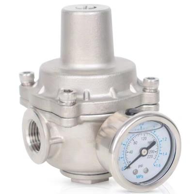 China Manual Household Water Pipe Pressure Reducing Valve with NPT/BSPP/BSPT End Connection for sale