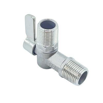 China Customization Outlet Stainless Steel Angle Valve with Handle Customizable Request for sale