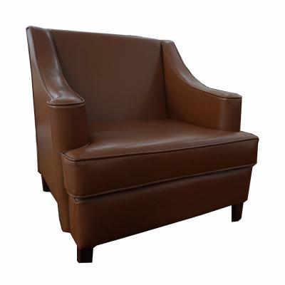 China Modern High Quality Customized Single Leather Sofa New Simple Modern Furniture for sale