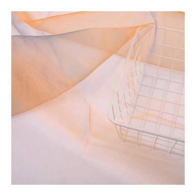 China Good Quality Two Color Breathable Bright Densified Nylon Polyester Organza Tulle Fabric Magic Encrypted Yarn for sale