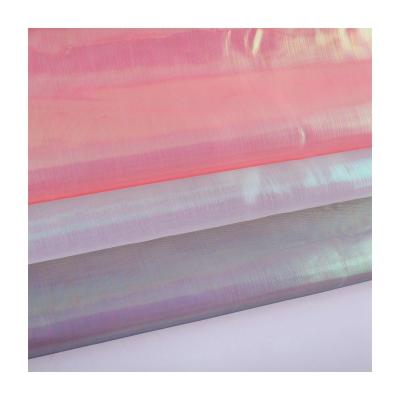 China Breathable Organza Colorful Mesh Tulle Mesh Mermaid Lace Accessories Decorative Fabric For Organza Wedding Dress for sale