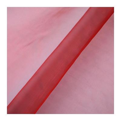 China Breathable Layered Tulle Fabric Light Weight Bridal Organza Nylon Bright Polyester Fabric Wholesale Nylon Bright Layered Organza for sale