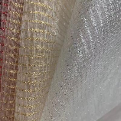 China QUICK DRY Shiny Mesh Fabric 100%P Metal Glitter Control for sale