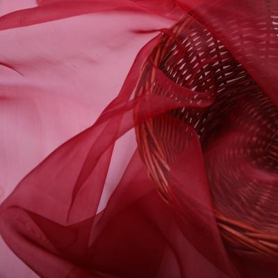 China QUICK DRY 100%Polyester 20D Organza Silk Like Fabric for sale