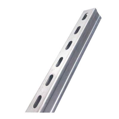 China Aluminum Support System Magnesium Zinc Al-MG-Zn ZAM Slotted MS C Support Strut Channel for sale