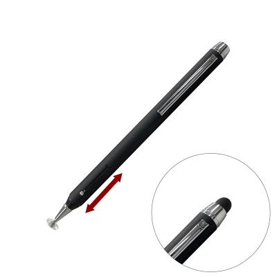 China Expandable part for disc tip professional production Android silicone and stylus expandable pen with transparent disc for sale