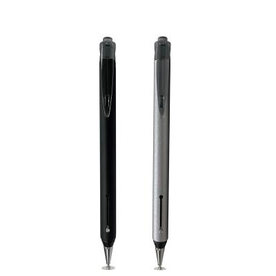 China Wholesale 12.61 Cm Length Cell Phone Universal Touch Stylus Pen With Transparent Disc for sale