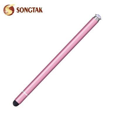 China 3.5mm Insertion Design Beautiful Colors Seed Stylus Promotional Home Durable Rubber Pen For Screen And Phone for sale