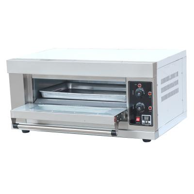 China Commercial Microcomputer Panel Equipment Oven Single Deck Stainless Steel Bakery Oven Pizza Baking Oven for sale