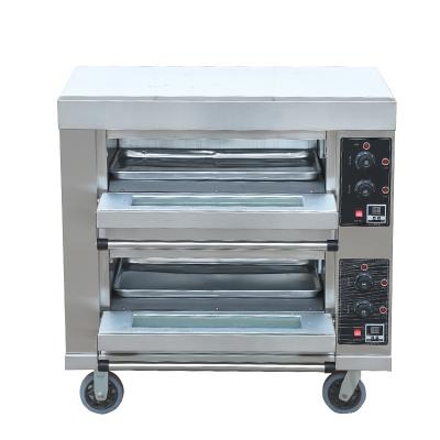 China Microcomputer Panel Pizza Oven Gas Electric Bakery Oven Rates Industrial Commercial Bread Baking Oven for sale