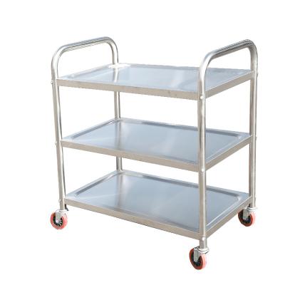 China Easily Assembled Same As Amazon Knocked Down Kitchen Storage Cart Stainless Steel Rolling Cart for sale