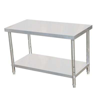 China Easily Assembled Commercial Hotel Kitchen Equipment Work Table Stainless Steel Work Table Kitchen Workbench for sale