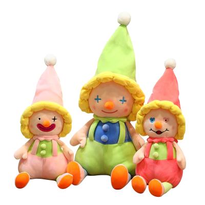 China Peculiar Interesting Weird Stuffed Plush Clown Toys Customized Plush Toy for sale