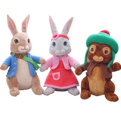 China Cute Peter Rabbit Plush Toys Collection Stuffed Animal for Kids for Easter Gifts for sale