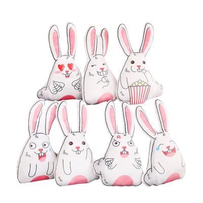 China Plush Baby Pillow Bedding Pillow With Rabbit Printing Cotton Cartoon Rabbit Wholesale Cheap Pillow for sale