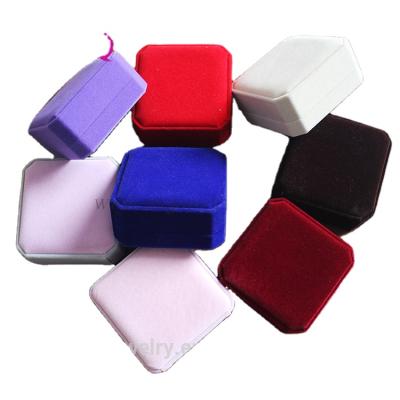 China High Quality Velvet Available Modern Charm Ring Color Jewelry Customized Packaging Gift Box for sale