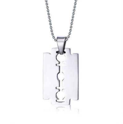 China 2022 Stainless Steel Blades Fashion Casual / Sporty Jewelry Mens Pendant Necklace for sale