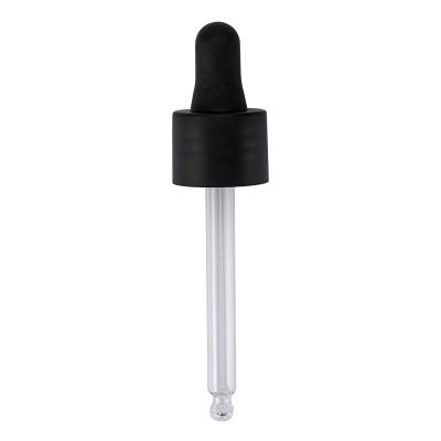 China Non Spill 18/410 Dropper Rubber Cap With Pipette For Essential Oil Bottle for sale