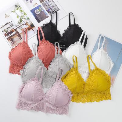 China Wholesale High Quality Traceless Women QUICK DRY Beautiful Bra Chest Back Wrap Gathered Adjustable Shoulder Strap Women Lace Up Tube Top for sale