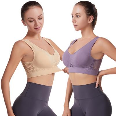 China Logo Ladies High Quality Sports Custom Made Breathable Tops Workout Fitness Sports Bra Yoga Gym Wear Exercise Top Women's Breathable Sports Bra for sale