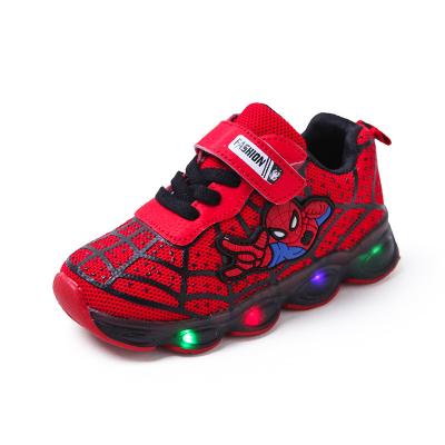 China 2022 Lightweight Anti-odor Factory Low Price Winter Sports Spiderman Children Shoes for sale