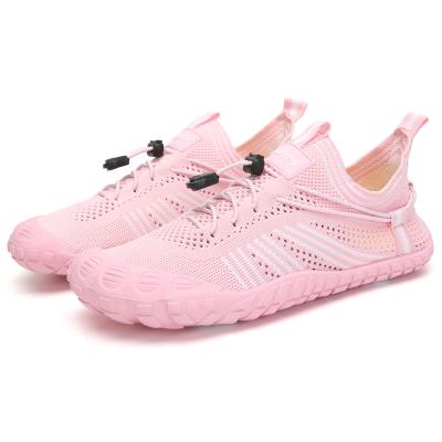 China Fashion Trend Customized Outdoor Aqua Shoes Breathable Big Size Beach Sneakers Wading Quick Dry Anti Slip Fitness Walking Shoes for sale