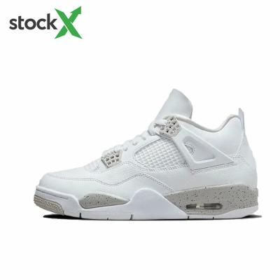 China 2022 Trend Fashion New Retros 1 Flint Del Sol In Stock X Retros 4 Brand Obsidian Sneakers Court Red aj Purple Mens Basketball Shoes For Jordan for sale