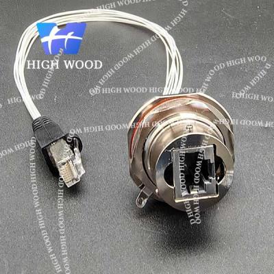 China YW series YW1-23F01S02 metal high-speed network electrical circular RJ45 connector à venda