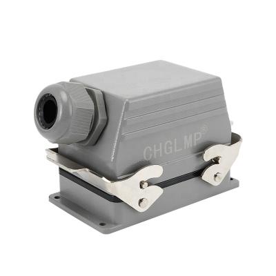 China High Quality Automotive Side Outlet Hood Waterproof Industrial 48 Pins Heavy Duty Connectors for sale