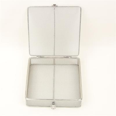 China 2018 JIUKUN Stainless Steel Sustainable Hospital Special Disinfect Wire Mesh Basket for sale