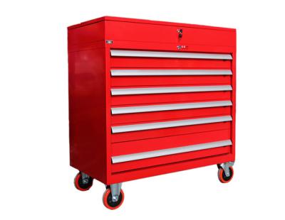 China Professional Auto Repair Bossan Tool Kit Trolley Germany Design Tool Cabinet With Wheels for sale