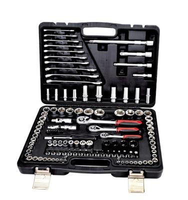 China DIY DIY TOOL 120pcs Tool Set 10 Pcs Wrenches Deep Rock Cub X Sockets Set With Quick Ratchet Handles In Blow-Out Case hollow body for sale