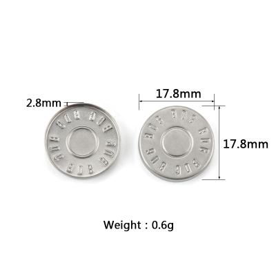 China Custom Metal Button Latest Metal Button Fashion Style Washable Target Shaped Metal Button for sale