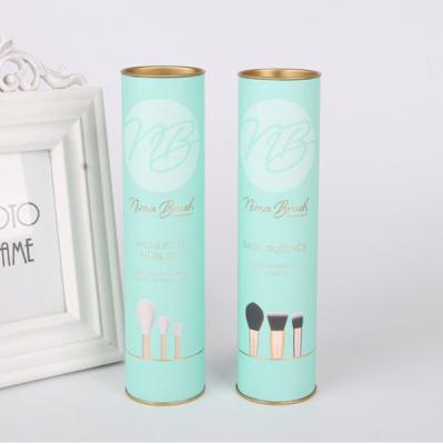 China Biodegradable Custom Eco-Friendly Paper Round Tube Tin Food Grade Metal Water Bottle Underwear Shampoo Packaging Cosmetic Packaging for sale