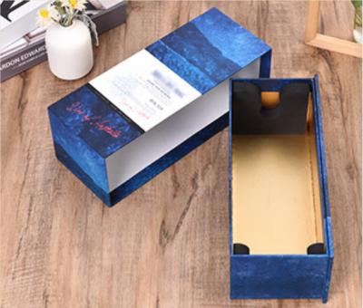 China Customized Logo and Printing Liquor Bottle Flannel Boxes Handmade Packaging Boxes for Whiskey for sale