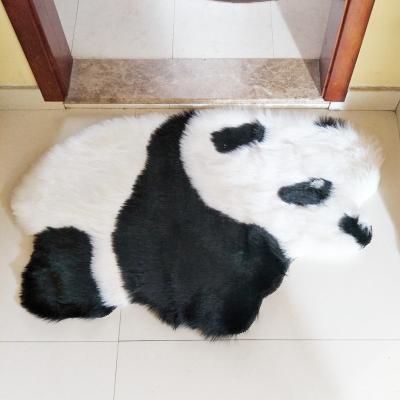 China Wholesale Luxury Washable Synthetic Floor Mat Eco-friendly.anti-slip.water-proof Sheepskin Animal Plush Blanket For Bedroom for sale