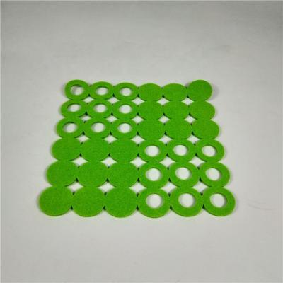 China Viable Custom Wholesale Cheap Coasters Anti Slip Mat 3mm Thickness Felt Cup Mat for sale