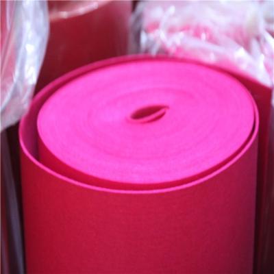 China 100% Sustainable Polyester Felt Needle Punched Nonwoven Felt Fabric for sale