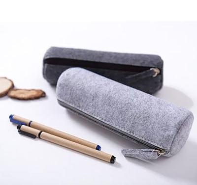 China Schools & Custom Felt Desks Pencil Case Pouch Pen Case Students Stationery Pouch Zipper Bag for sale