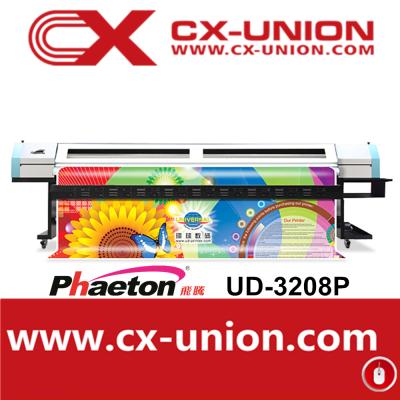 China Bill Printer Guangzhou SPT510 Printhead Solvent Inkjet Printer Phaeton UD-3208P For Flex Banner for sale