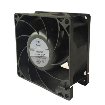 China Air Cooling 80mm DC 24v Fan 8038 EV Brushless Charger Axial Fan for sale